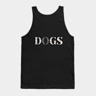 Dogs in all Caps Tank Top